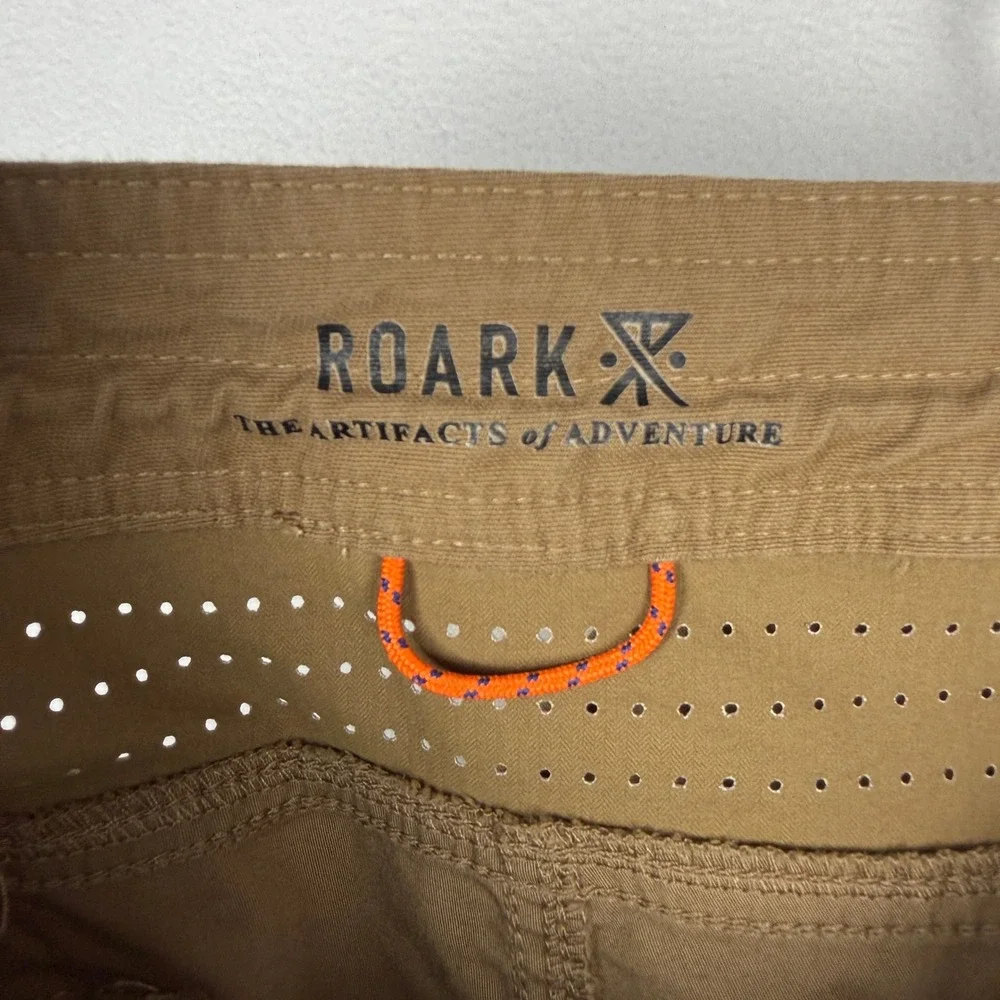 Roark Layover 2.0 Trail Shorts Mens 32 Brown Hybrid Utility Hiking Outdoors